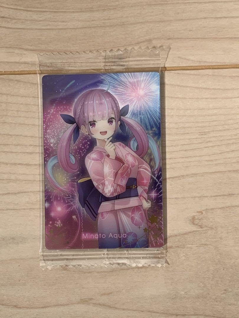 ホロライブ ウエハース 湊あくあ PSA10 3連番