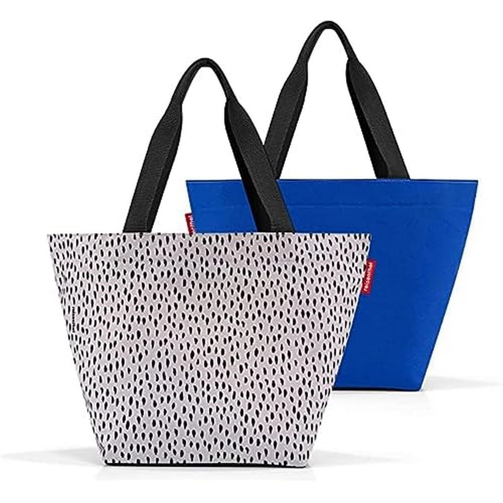 Shopper M op-art - Spacious Shopping Bag and Elegant Handbag in One - Made of Water-Repellent Material