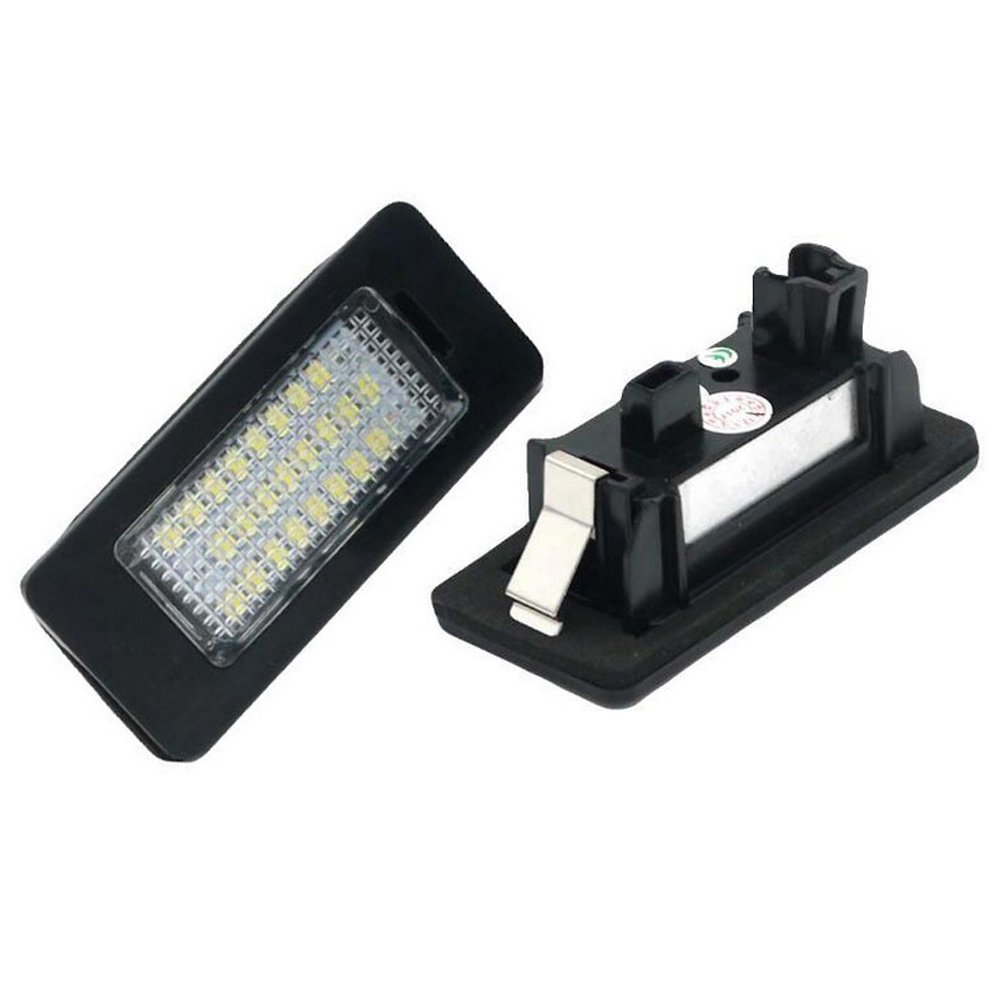 PolarLander 2X Auto Light Led Number Kit de luz de matrícula Canbus Error Free Car-Styling Compatible for VW Golf 6 Golf 7 Wagon Golf Plus Jetta 6 Passat B7 Wagon Sharan 2 Touran 2 Touareg 2