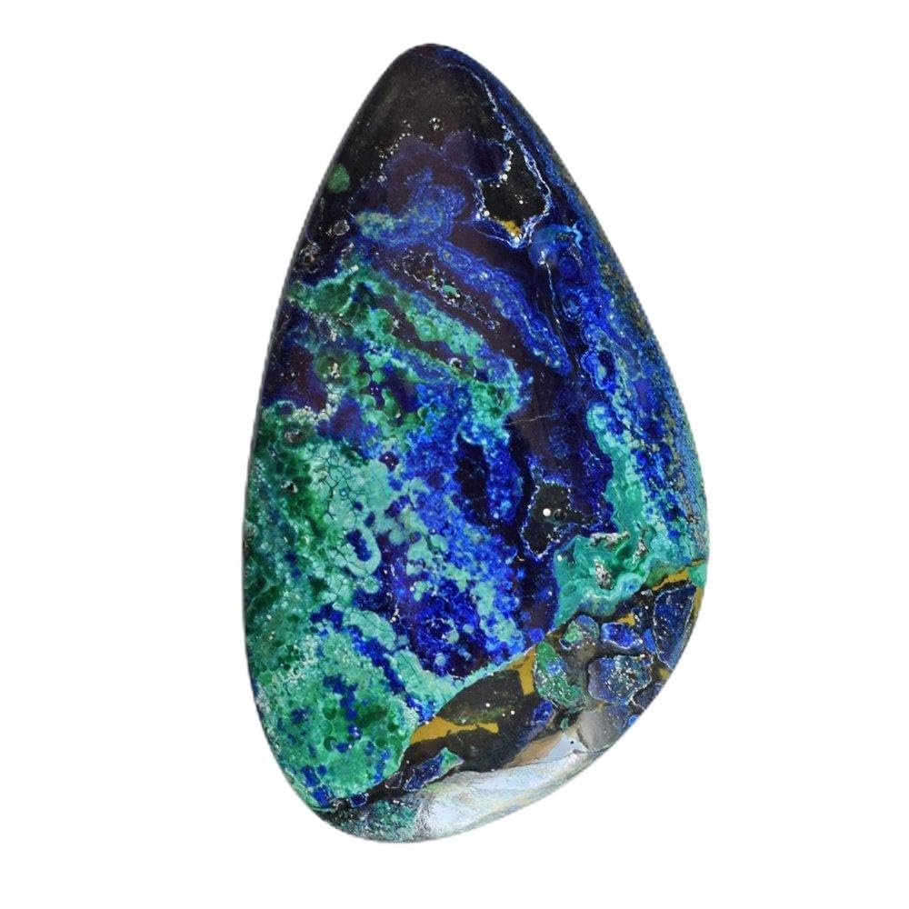 Cabochon de chrysocolle naturelle pierre de sérénité pour l'expression de soi - 6
