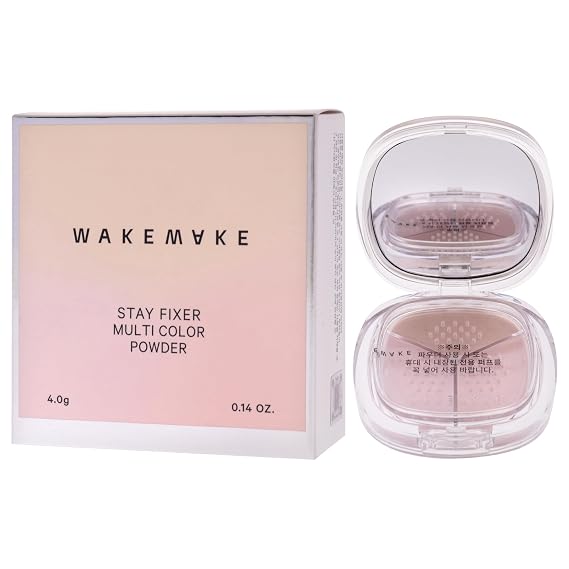 Stay Fixer Multi Color Powder - 03 Satin Pink by Wakemake for Women - 0.14 oz Powder