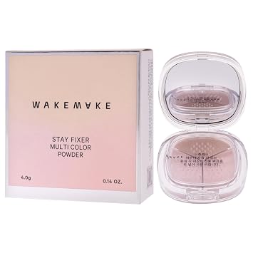 Stay Fixer Multi Color Powder - 03 Satin Pink by Wakemake for Women - 0.14 oz Powder