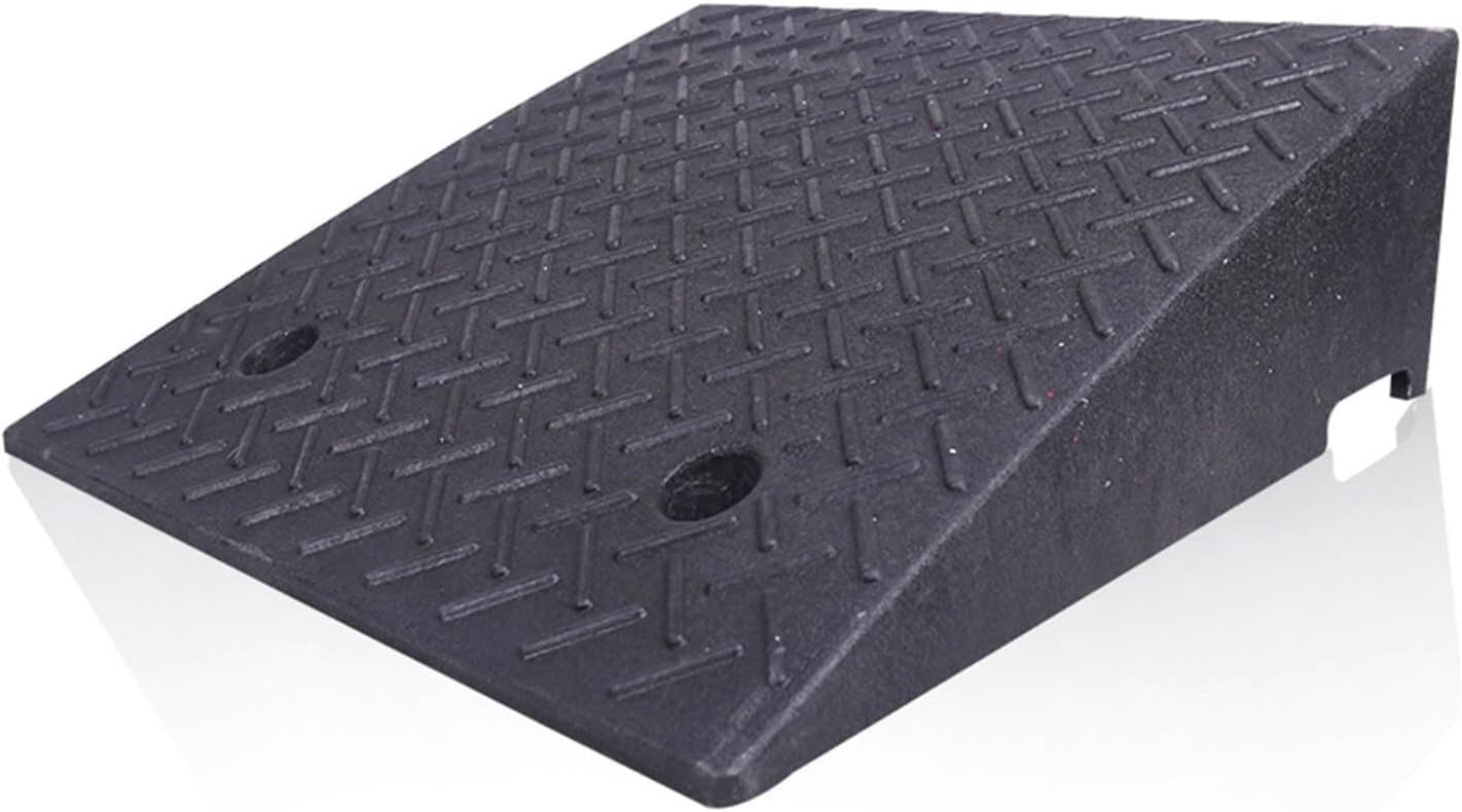 Rampes de bordure combinables avec surface antidérapante pour passage de marche
