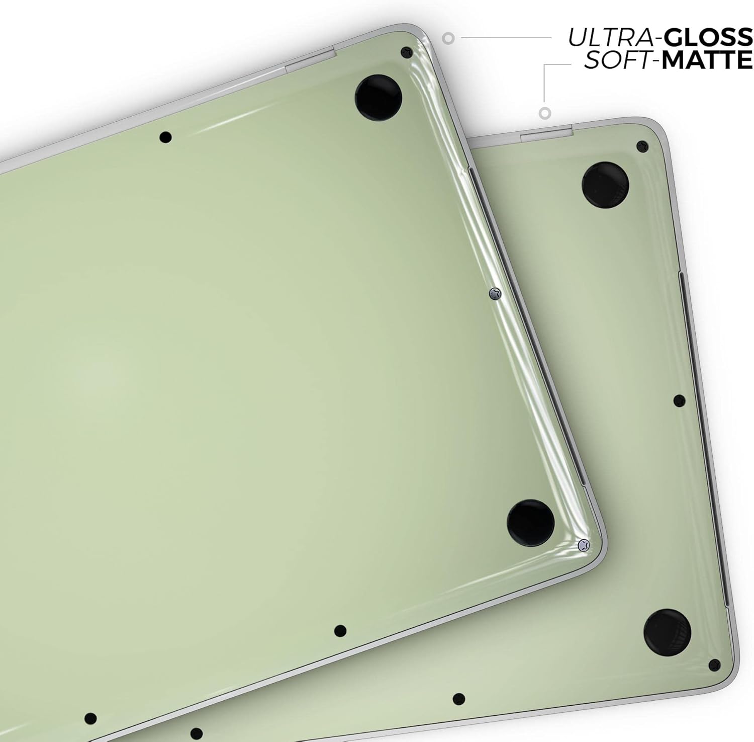 DesignSkinz - Baby Green Pastel Color - Full-Body Wrap Protective Decal Skin Kit Compatible with MacBook 13" Pro M1 (A2338)