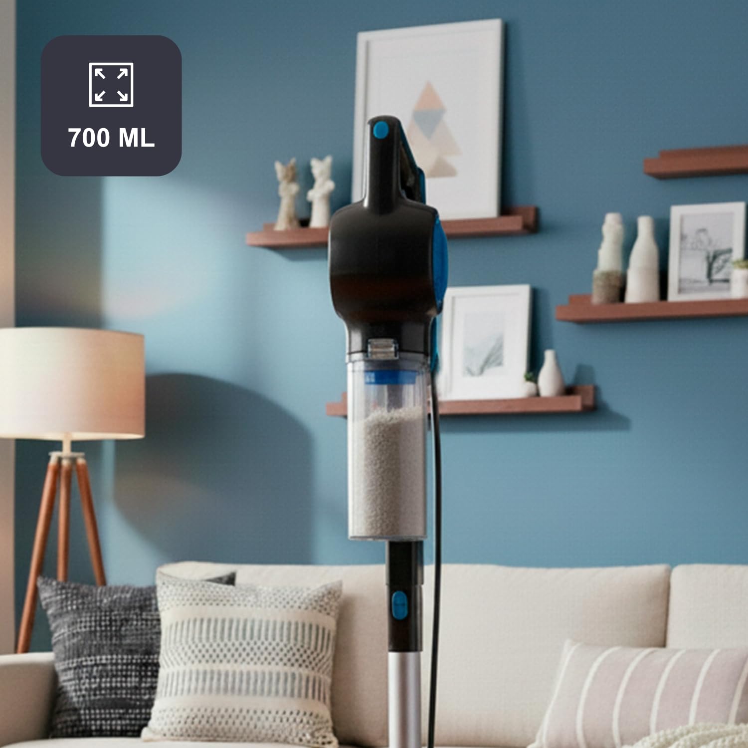 BLACK+DECKER - Scopa Elettrica con Filo 600W | 3 in 1 Scopa, Portatile e Lancia | Triplo Filtro Ciclonico + Filtro EPA Lavabile | Serbatoio Grande Capacità | Cavo 6m | Peso Leggero 2,5Kg