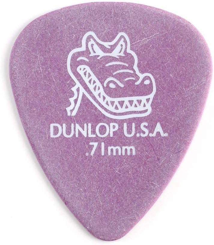 Dunlop Gator Grip, Purple, .71mm, 72/Bag