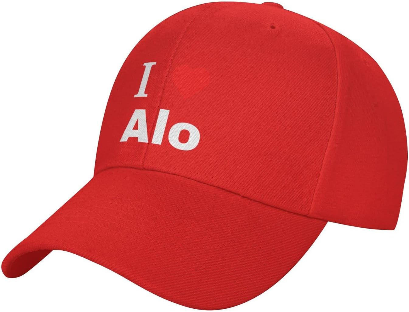 I Love Alo Baseball Cap for Men Women Adjustable Closure Golf Dad Hat