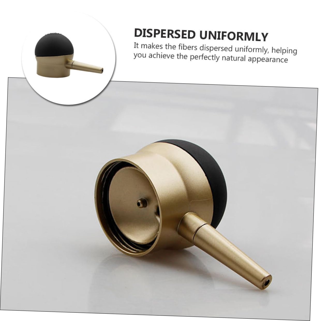 WOONEKY Spray Applicator Nozzle for Hair Fibers Easy to Use Hair Building Fiber Sprayer for Salon and Home Use