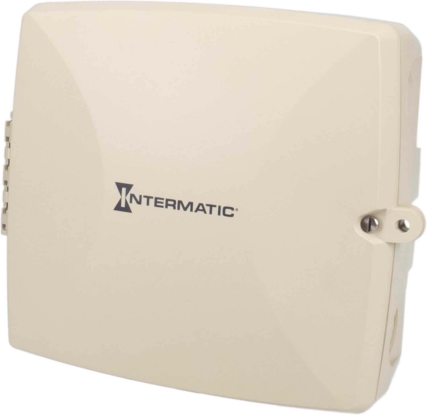 Close-up of the control panel inside the Intermatic PE723P timer