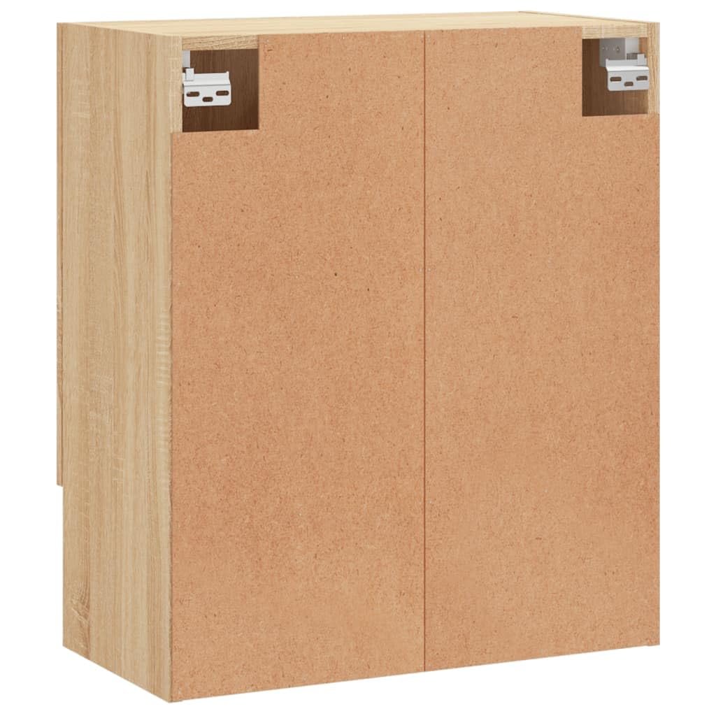 vidaXL Armadietto a Muro Rovere Sonoma 60x31x70 cm Legno Multistrato, Mobile a Muro, Mobile espositivo, portaoggetti da Parete, arredo da Soggiorno