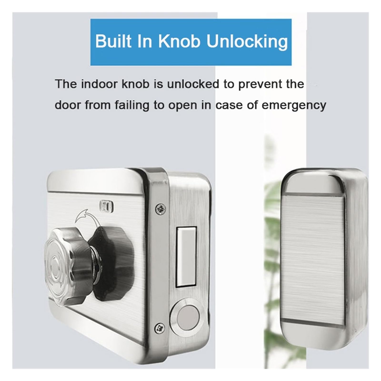 Cerradura inteligente TTLock impermeable para puerta de exterior con huella dactilar, Bluetooth, contraseña y llave mecánica