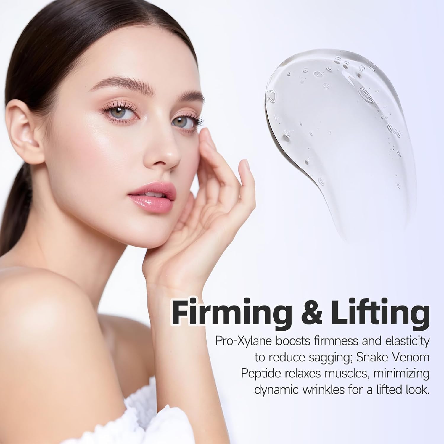 Instant Face Lift Cream,Instant Face Tightener, Anti-Aging Neck Cream for Firming & Tightening, Helps Improve the Look of Sagging Skin on Neck & Face 30ml/1.01oz - Image 2