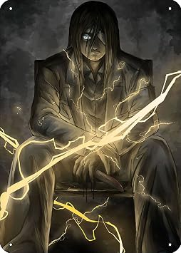 Kmiiliy Eren Yeager Eren Yeager Poster Plaque Metal Tin Sign 8x12