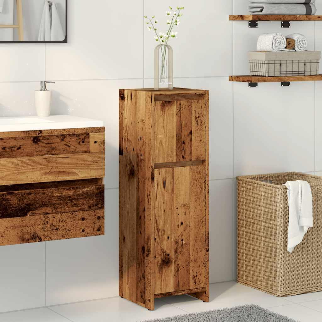 ShGaxin Armario de baño Madera contrachapada Envejecida 30x30x95 cm, Muebles para Baño, Armario Baño, Mueble Baño Auxiliar, Columna Baño, Auxiliares para Baños - 856061