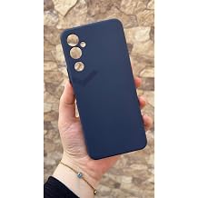 TECNO POVA 2 ile Uyumlu Silikon Darbe Emici Rubber K l f, Lacivert