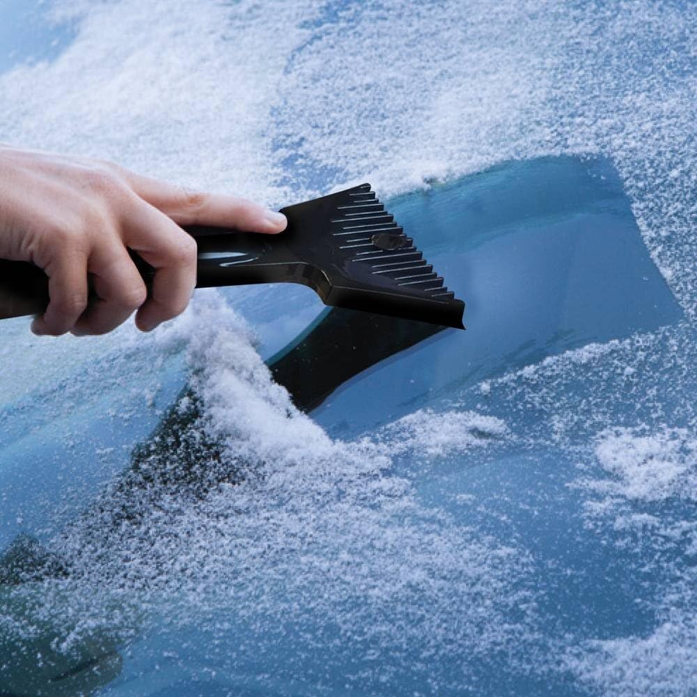 TERRE JARDIN - Pelle a Neige - Pelle à Neige Pliable, Multifonctions, avec Brosse et Grattoir - Pelle Déneigement Légère, Aluminium et Plastique - Pratique pour Voiture