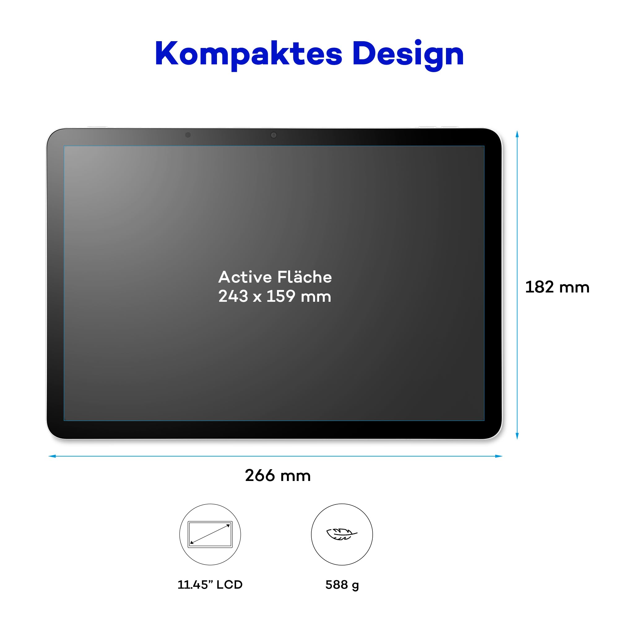 MovinkPadrafiktablett mit Display – Android-14-Zeichentablet (11″) für Junge Kreative. Mit Wacom Pro Pen 3 – Bild 6