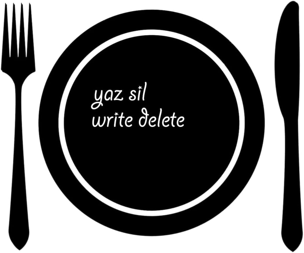 Pushy Vinyl Decorative Wall Sticker - Black