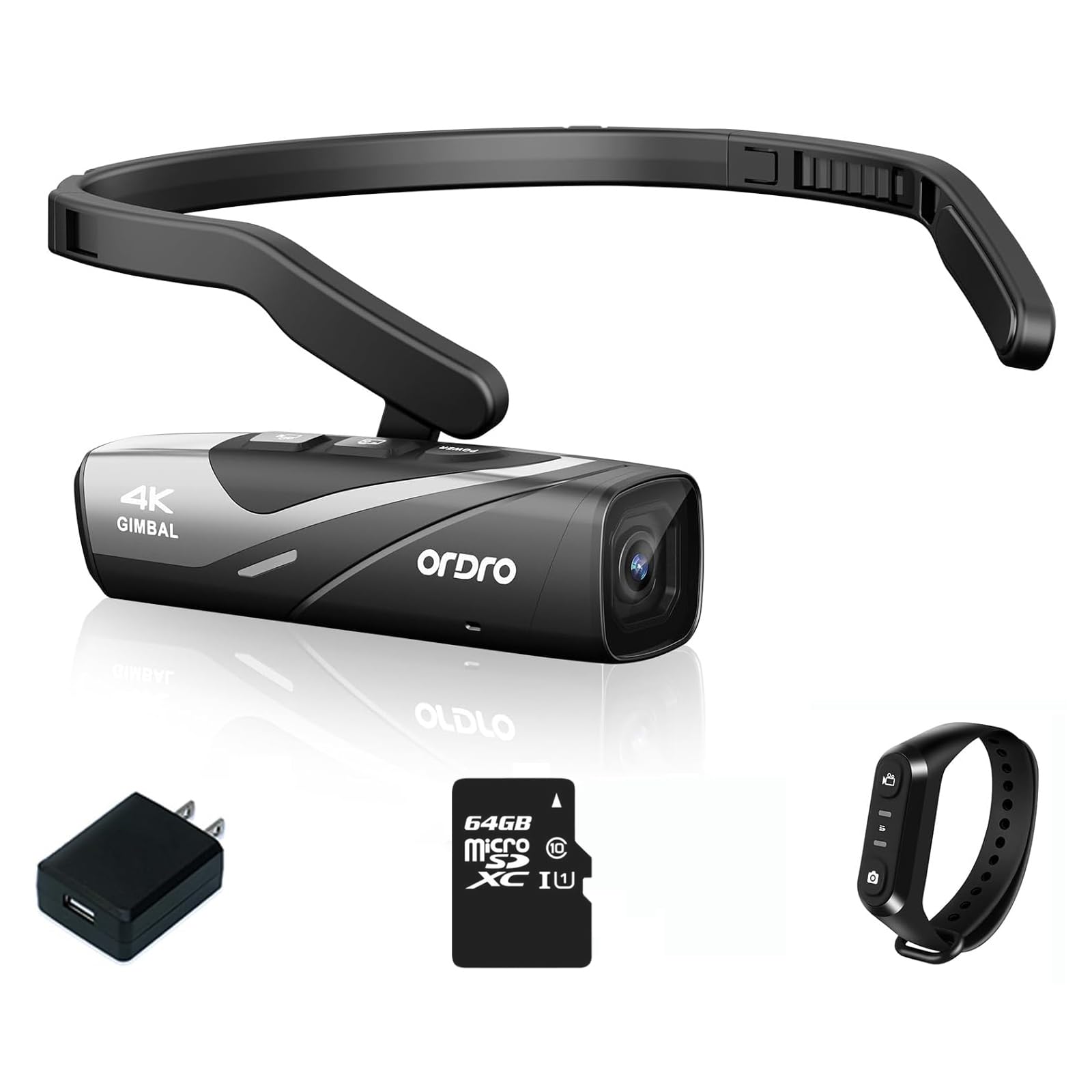 Amazon.com : ORDRO EP8 4K Video Camera Hands Free Wearable Vlog