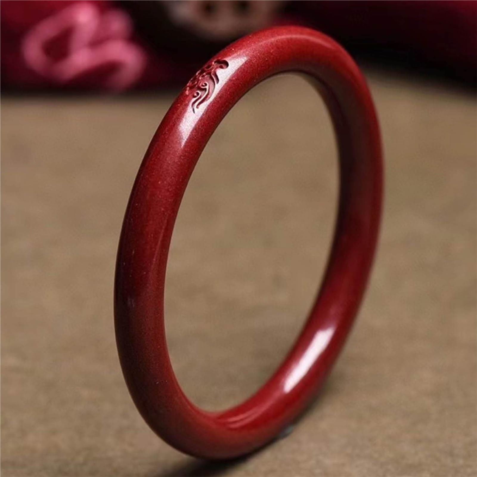 Braccialetto Feng Shui con cristalli cinabro da donna, braccialetto portafortuna con nuvole di buon auspicio, gioielli vintage con pietre naturali per la prosperità