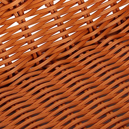Cesta de Pão Rattan, Cesta de Pães Retangulares, Cestas de Pão para Servir, Cesta de Armazenamento d