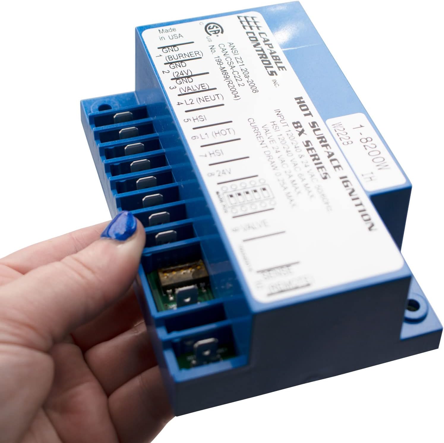 Supplying Demand S8910U3000F S8910U3000 Universal Hot Surface Ignition HIS Module for 120VAC Igniter