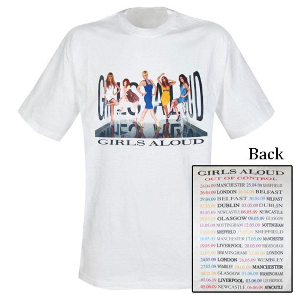 Girls Aloud Girls Weiß Aloud - T-Shirt (In M)