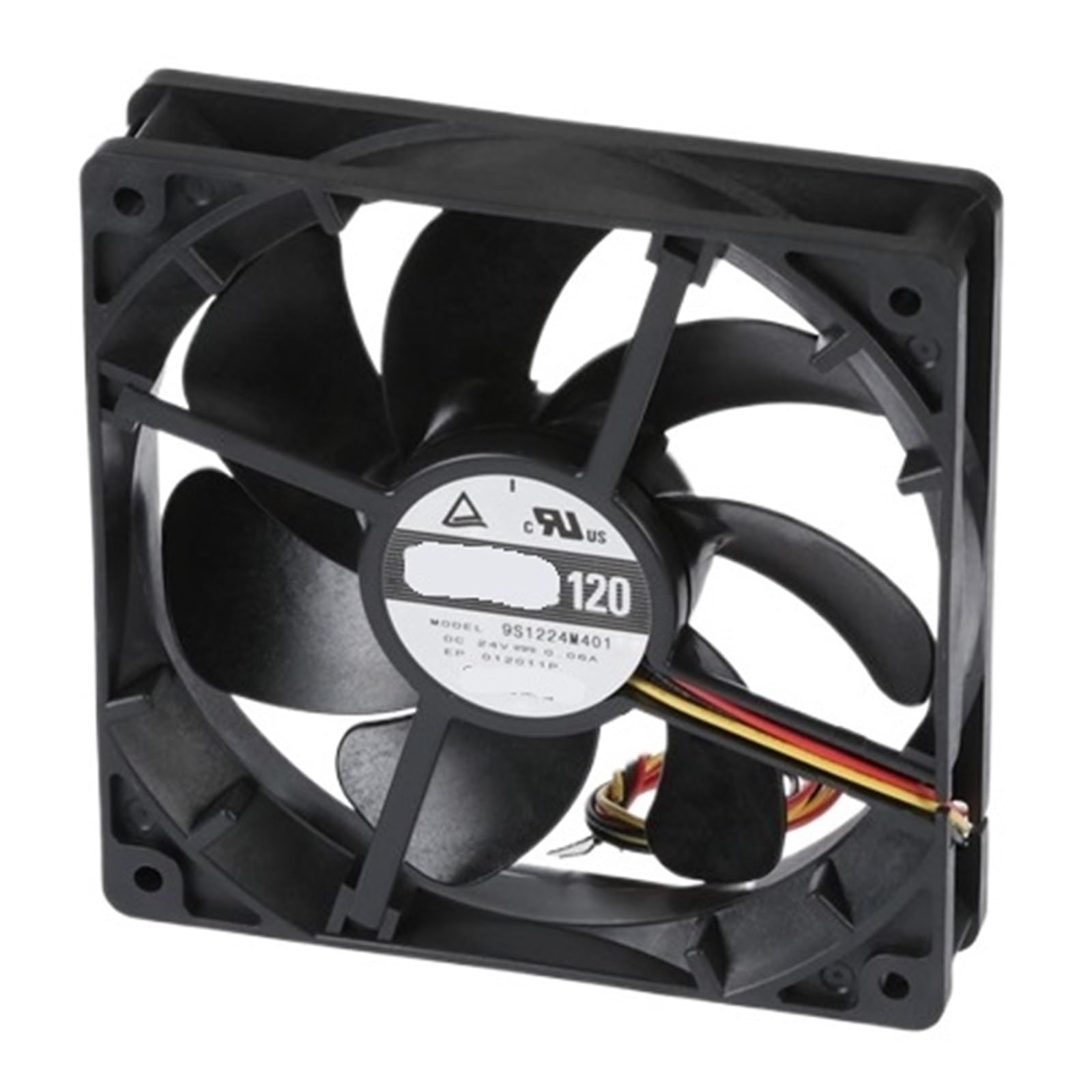 PEQYUACTE 9S1224M401 24VDC Fan 120X120X25mm 1.44W 3wire 1850RPM
