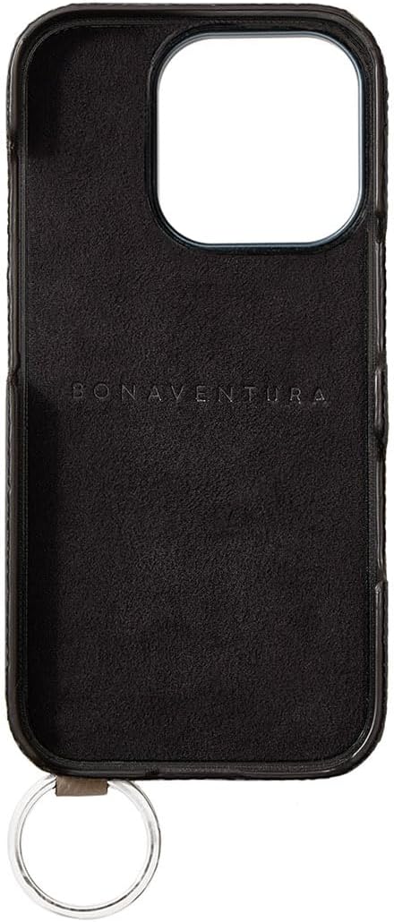 BONAVENTURA】(for iPhone16Pro Backcover with Handle [Olive x Greige ] BWHT16P-OLGG