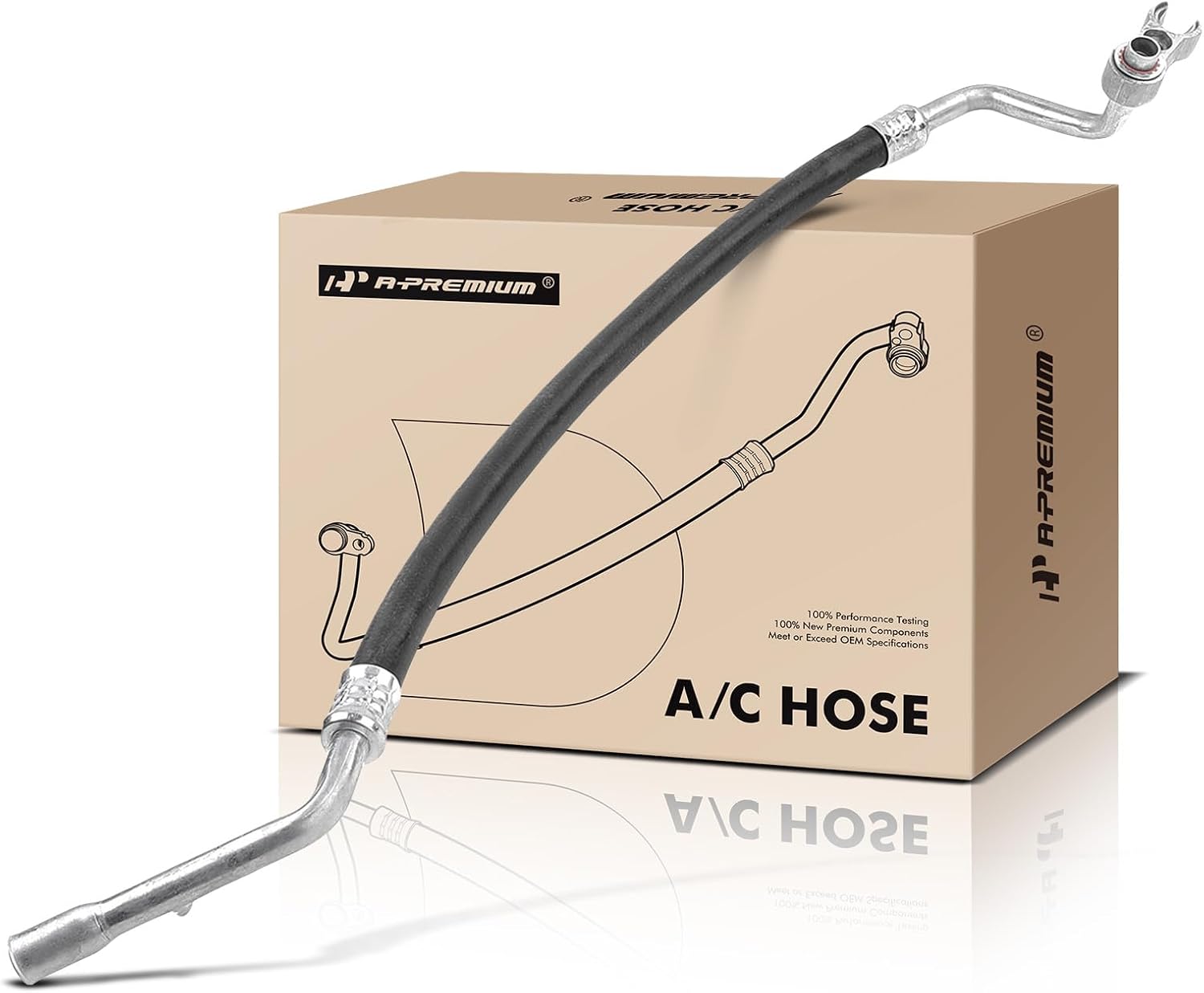 A-Premium A/C Suction Hose Assembly Compatible with Dodge Ram 1500, 2002 2003, 5.9L, Compressor to Evap