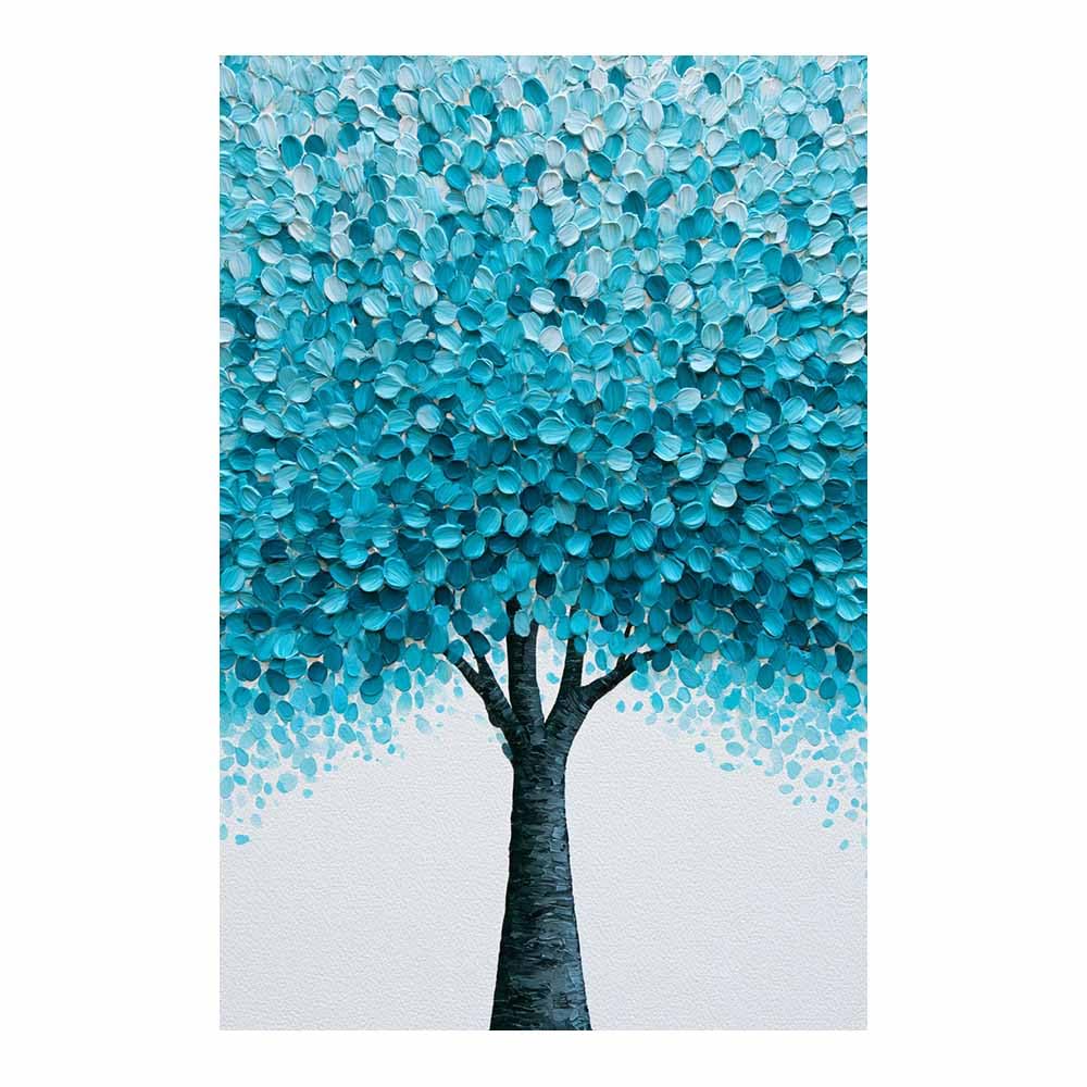 XENIOU Tree Wall Art Stained glass tree canvas wall art, prints for walls, for living room bathroom Bedroom Home Decoration.(Multicolor)-70x100cm Unframed