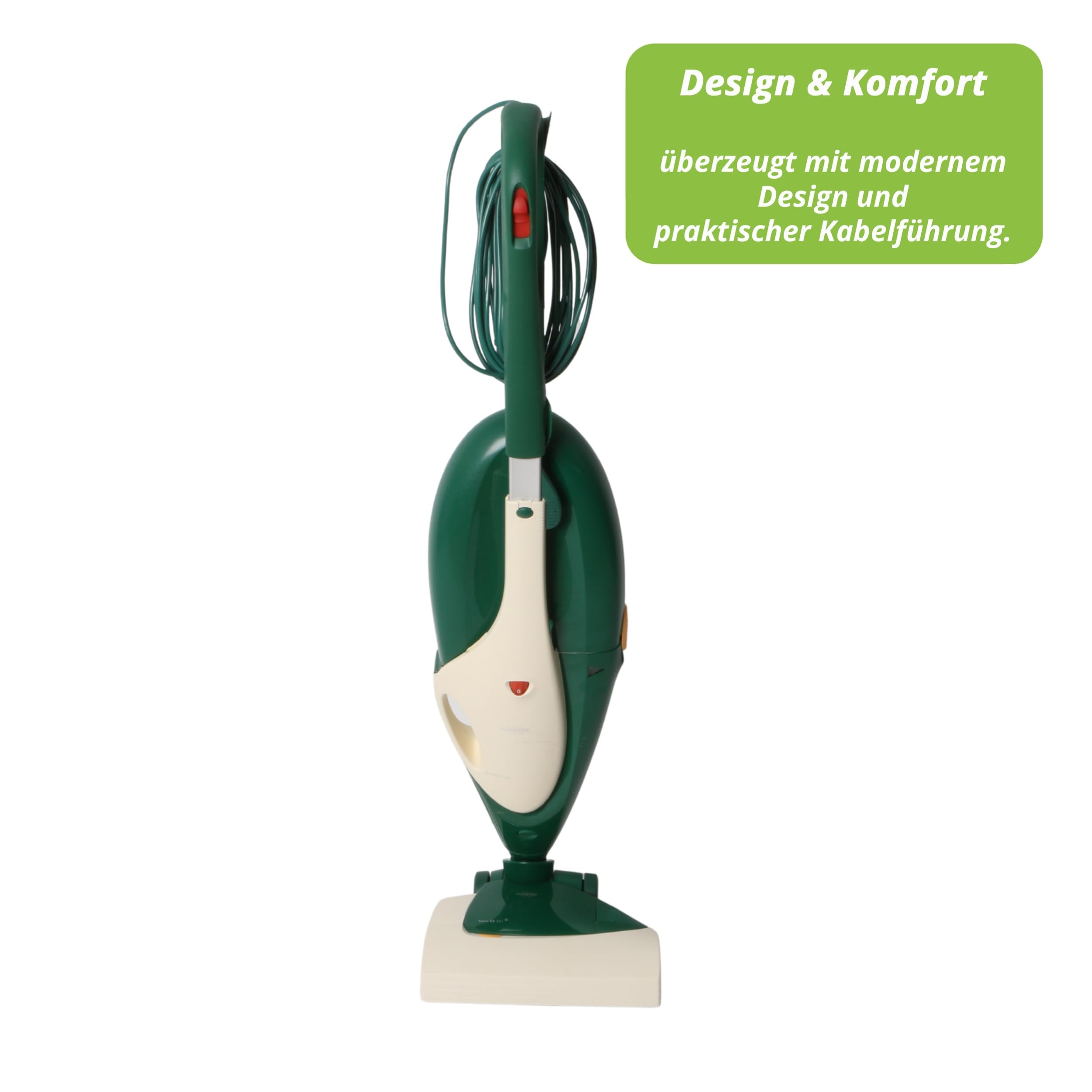 Staubsaugerladen.de Original Vorwerk Kobold VK-135 + cepillo eléctrico EB-351 – Aspiradora Vorwerk incluida 3 años de garantía del distribuidor (reacondicionado)
