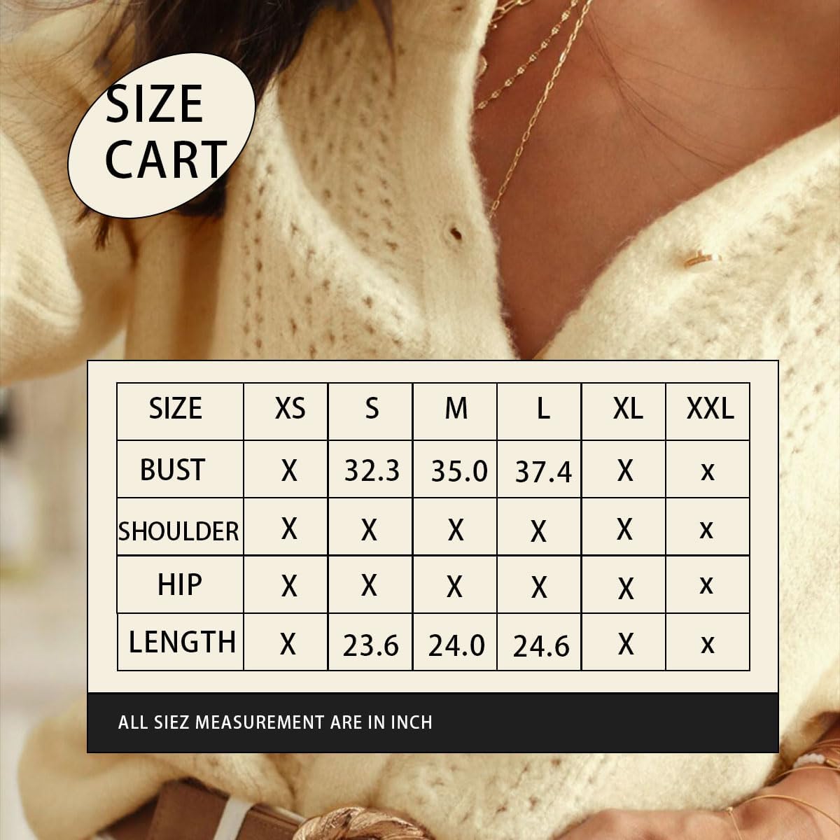 Cardigan Sweaters Women's Chunky Knit Sweater Long Sleeve Round Neck Button Pullover Women Tops Fall Winter