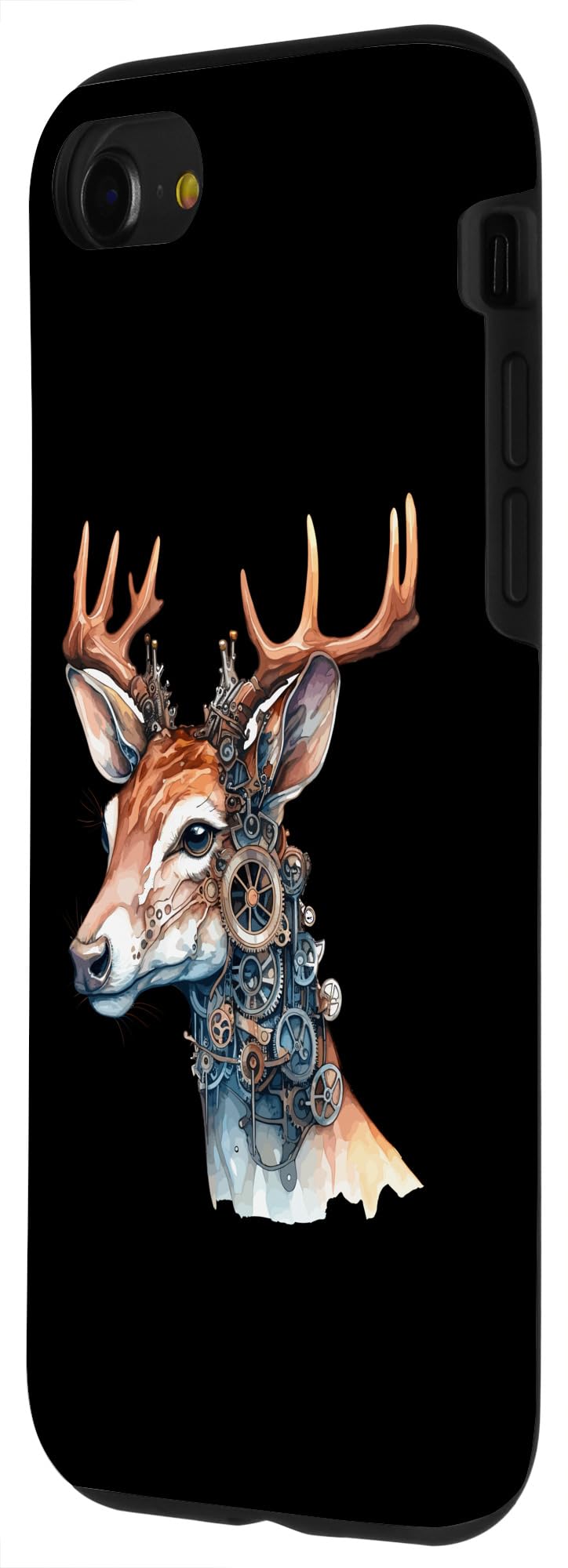 iPhone SE (2020) / 7 / 8 Mechanical Deer Steampunk Stag Antler Neo-Victorian Case - Image 2