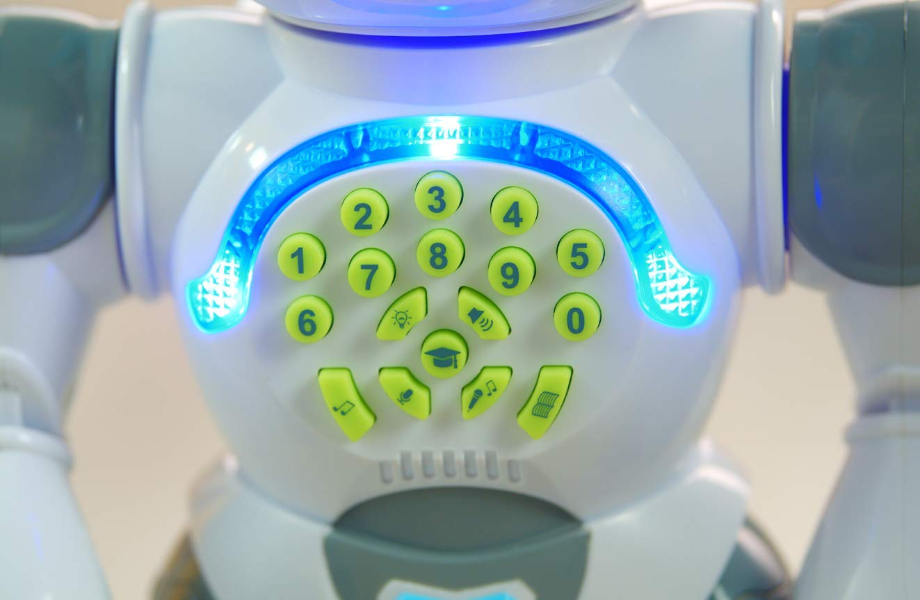 Lexibook, Powerman MAX, robot giocattolo parlante, multicolore, spagnolo, ROB80ES