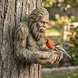 Dekorative Vogelfutterstation Für Den Garten – Wetterfeste Vogelfutterstation Und -bad Aus Kunstharz | Tierfreundliche Gartendekoration Für Terrassen, Rasen Und Rabatten | Einzigartiges Gartengeschenk