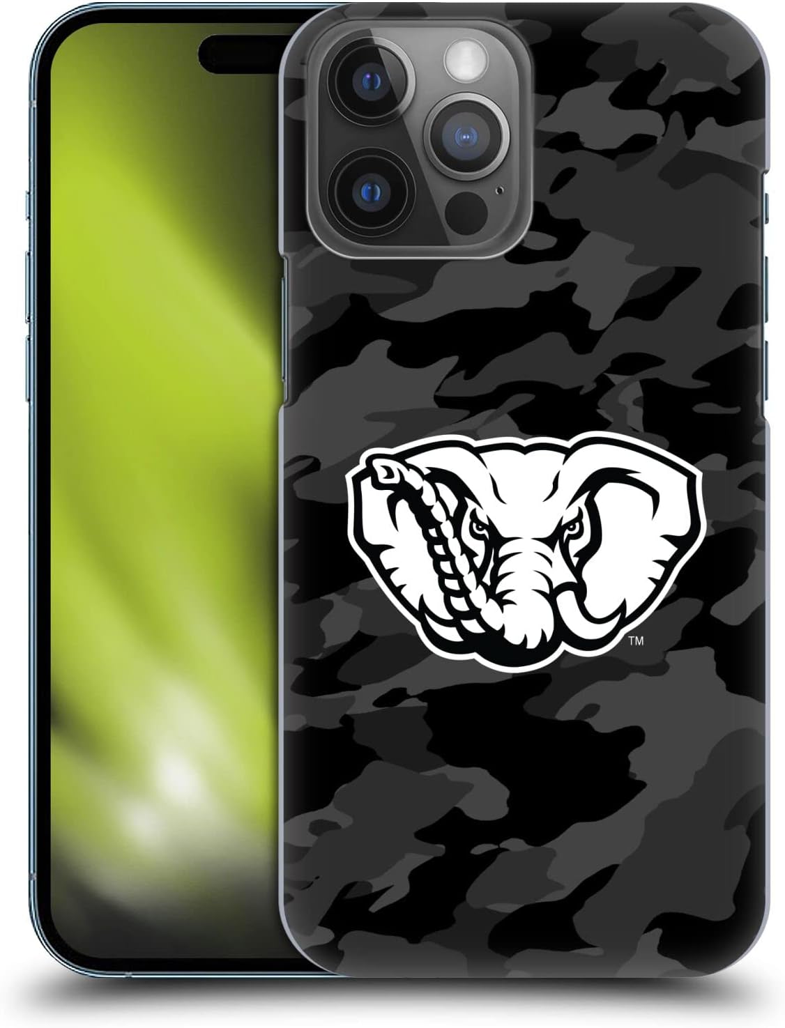 Head Case Designs Officially Licensed University of Alabama UA Collage Hard Back Case Compatible with Apple iPhone 14 Pro Max