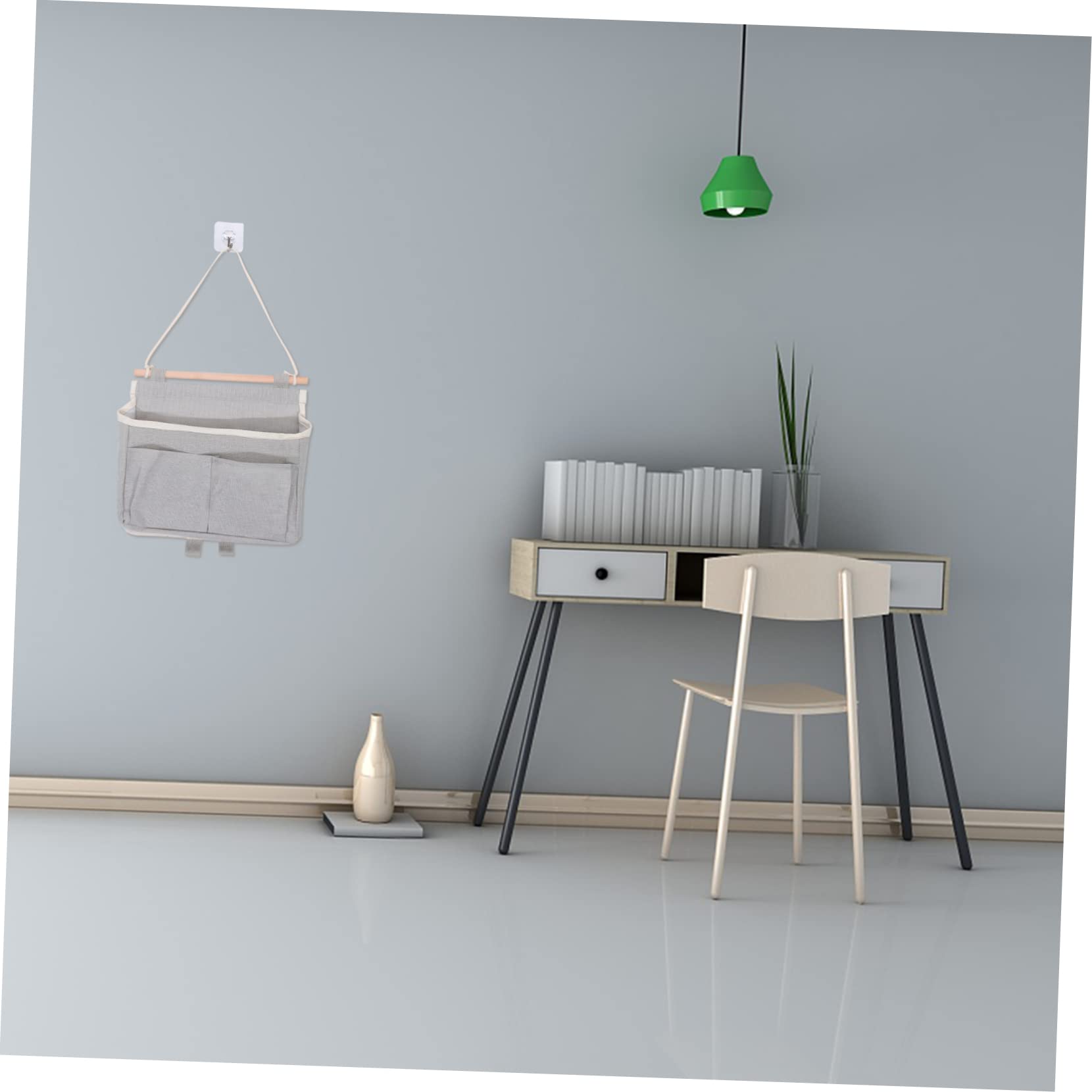 Amosfun 5 Ganci Portaoggetti Da Appendere Alla Porta Della Dispensa Borsa Portaoggetti Per Occhiali Banconote Chiavi Grigio Organizer Per Articoli Vari Del Dormitorio