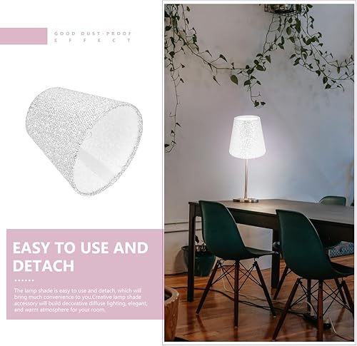 Miniatura 9 de LABRIMP Piezas versátiles, lámpara de techo para el hogar, vela, oficina, clip de oficina, elegante pantalla de piso, cubierta pequeña, decoración
