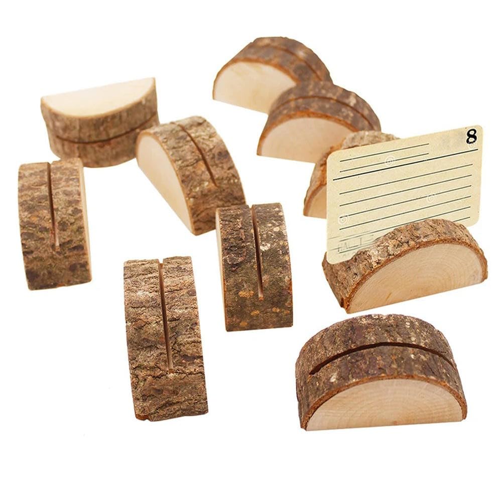 Lot de 20 ou 50 Porte-Cartes de Table en Bois, Support pour Photo, Porte-Cartes de Table, Panneau de nom de fête de Mariage, numéros de Table, décoration d'événements