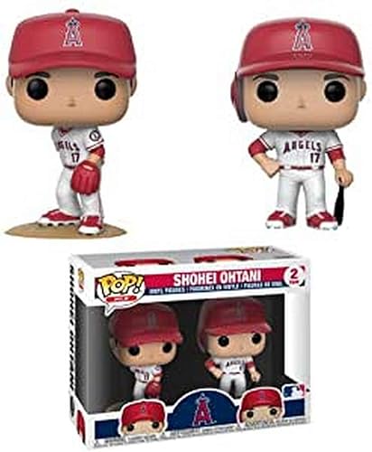 Funko Pop MLB Angels - Shohei Ohtani - Figuras de vinilo (2 unidades), multicolor
