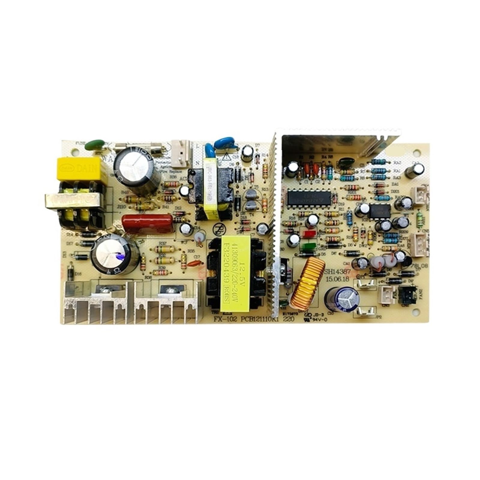 FX-102 12,5 V Gabinete De Vino Tinto Placa De Alimentación Tablero Principal Reemplazar Piezas, Accesorios De Refrigerador 220V 70W PCB121110K1