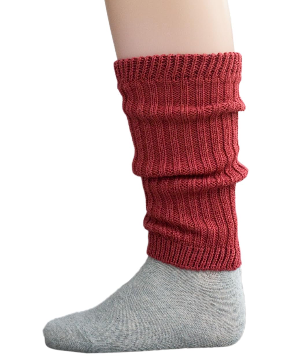 Scaldamuscoli in lana merino per bambini a coste