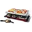 Swissmar KF-77045 Classic 8 Person Raclette with Granite Stone Grill Top, Red