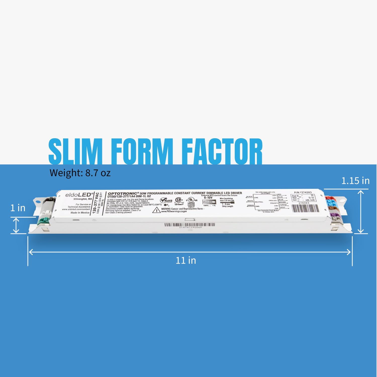 OSRAM OPTOTRONIC LED Driver dimensions