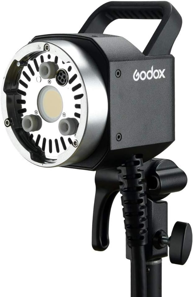 Gеt Chеар Prісе Godox H400P Extension Flash Head for AD400pro, Extend Power Cable for Godox AD400Pro Outdoor Flash Strobe, with Handheld Grip and Extra Light Head, Easy Install