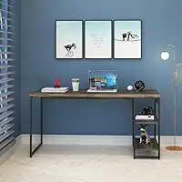 Compace Desing, Escrivaninha com Estante Baixa 2 Prateleiras 1,50m Dynamica