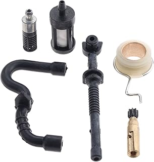 6Pcs Oil Pump Worm Gear Fuel Oil Hose Filter Service Kit for STIHL MS180 MS170 170 180 018 017 Chainsaw Spare Parts