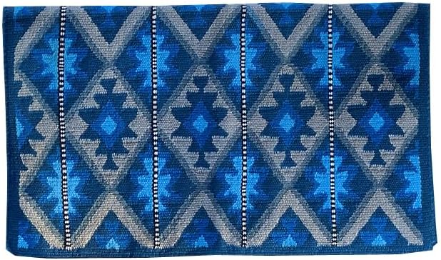 HUMAYL Saddlery Saddle Pad/Blanket for Horses Western Show Horse Saddle Blanket New Zealand Design Handmade Wool Saddle Blanket Top Wool Saddle Pad Regular Size : 34" L x 36" W x 1" inches PAD0421