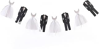 Bridal Shower Decoration Wedding Banners - Core Decorations for The Bride and Groom, Engagement Party Table Decorations, Wedding Dress Selection, Bridal Shower Decorations.Bride to Be Chair Banner